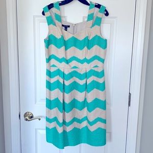 NWOT Ivy + Blu chevron dress